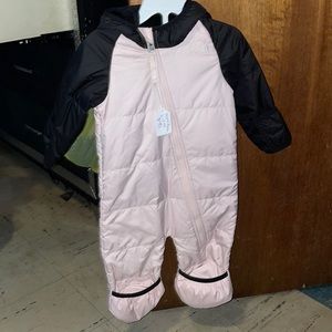 North face infant snow suit